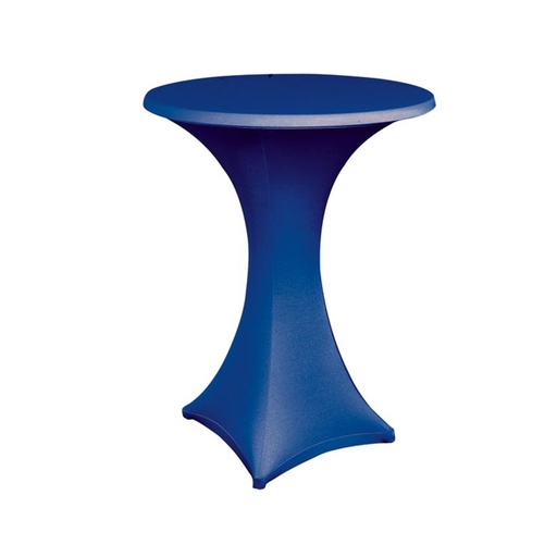 [208.1017] Stehtischhusse easystretch blau Ø80 cm