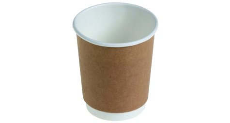 Kaffeebecher double-wall Kraft naturesse isolierend 2dl